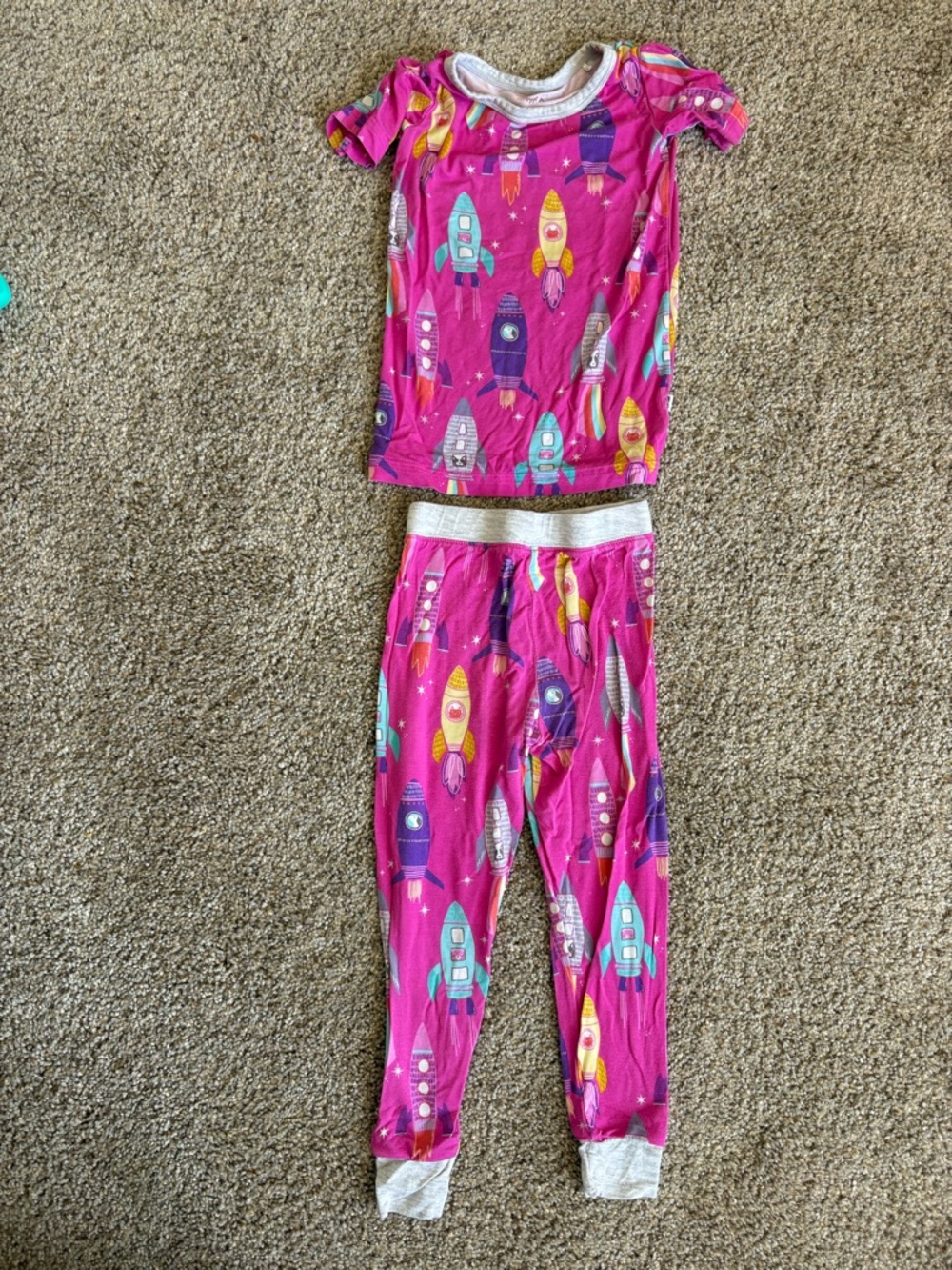 Little Sleepies Space Explorer 2 piece bamboo pajamas